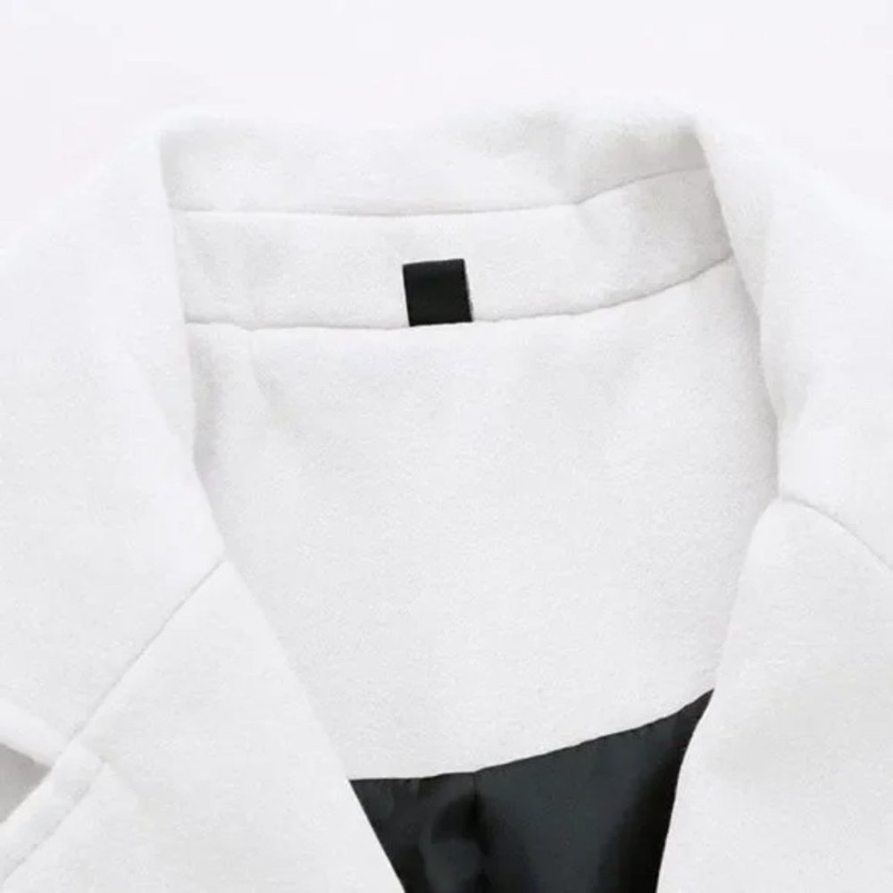 New Men's Trench Coat Outfit White - Picture 3 of 8